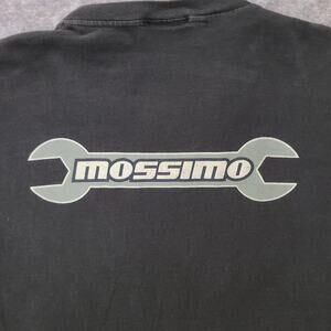 Vintage Mossimo Shirt Mens Extra Large Black Faded Single Stitch 90s Wrench